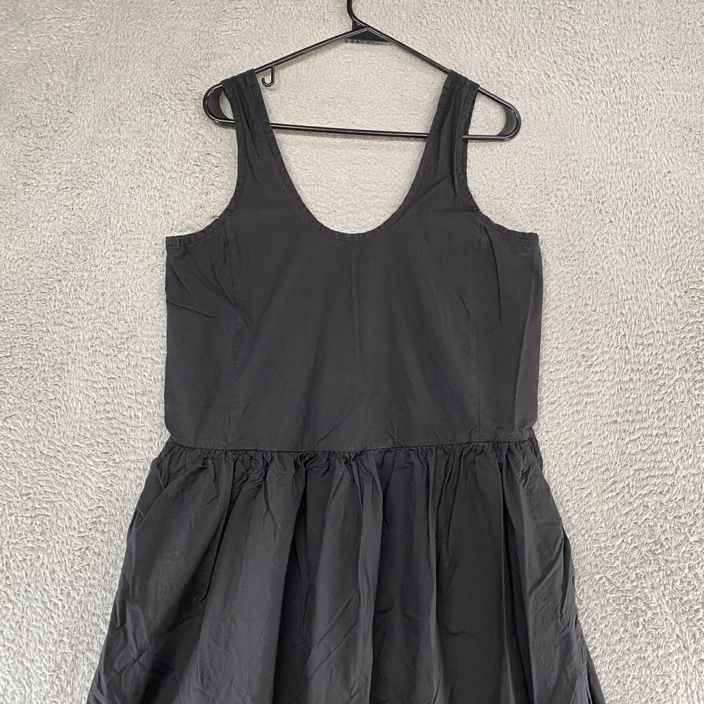 Everlane Tank Maxi Dress Womens M Black 100% Cotton Scoop Neck Minimalist - Picture 8 of 12